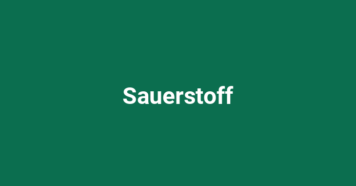 Sauerstoff