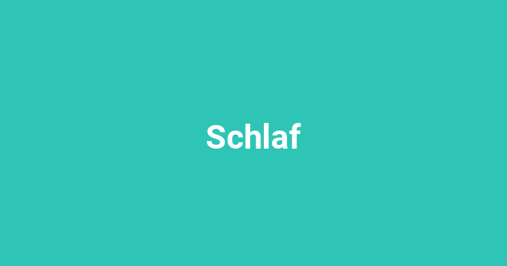 Schlaf