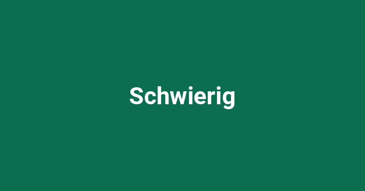 Schwierig