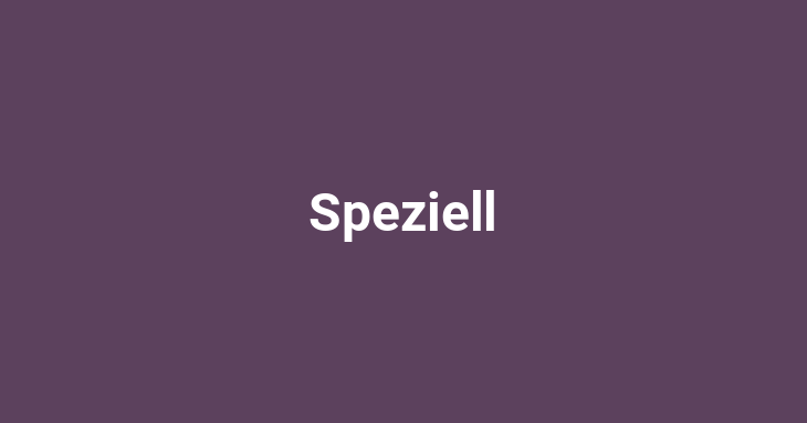 Speziell