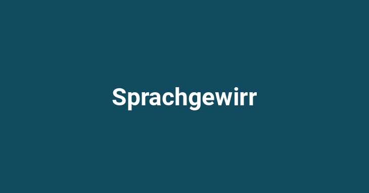 Sprachgewirr