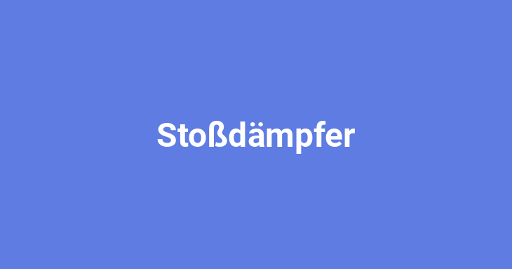 Stoßdämpfer