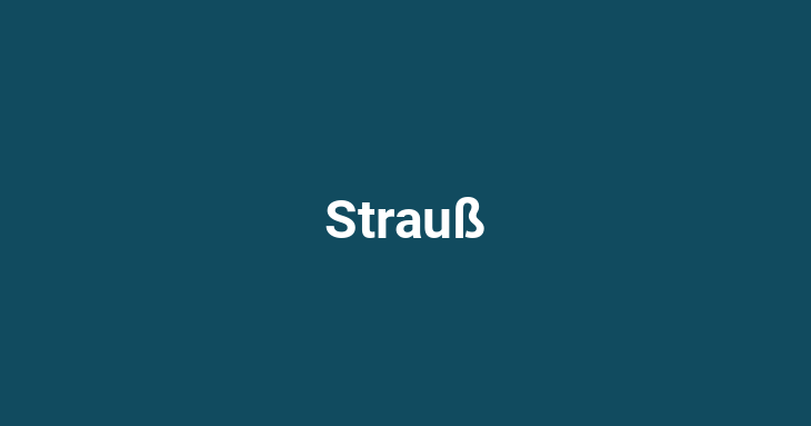 Strauß