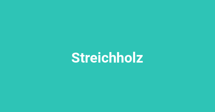 Streichholz