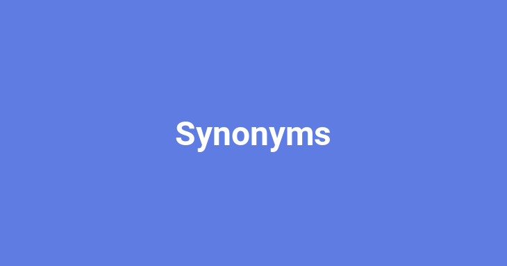 Synonyms for 