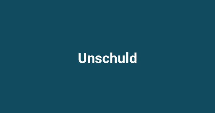 Unschuld (Innocence)