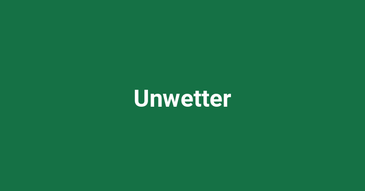 Unwetter