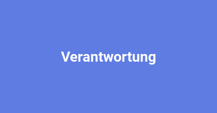 Verantwortung