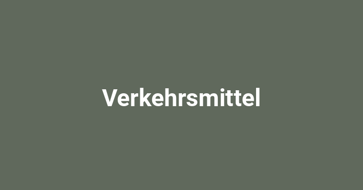 Verkehrsmittel