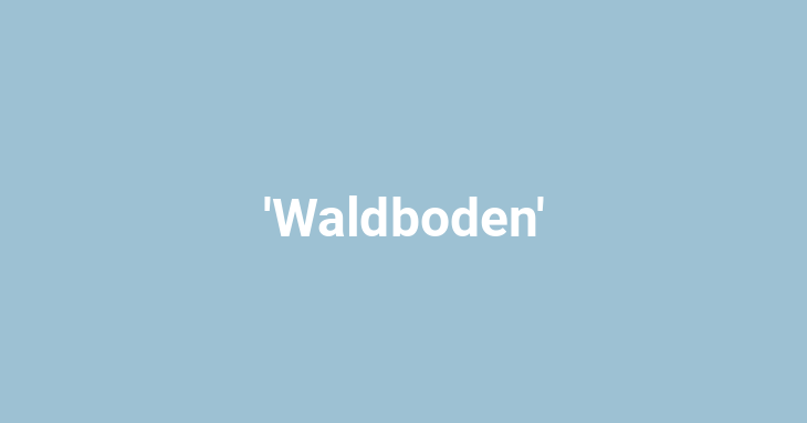 Waldboden