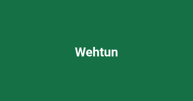 Wehtun