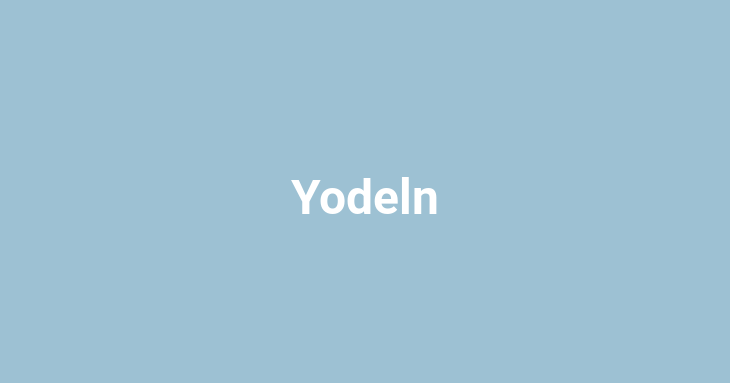 Yodeln